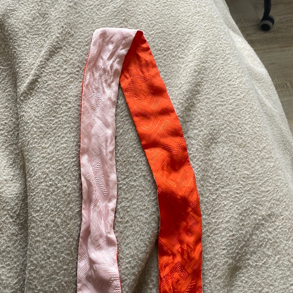 authentic fendi silk scarf